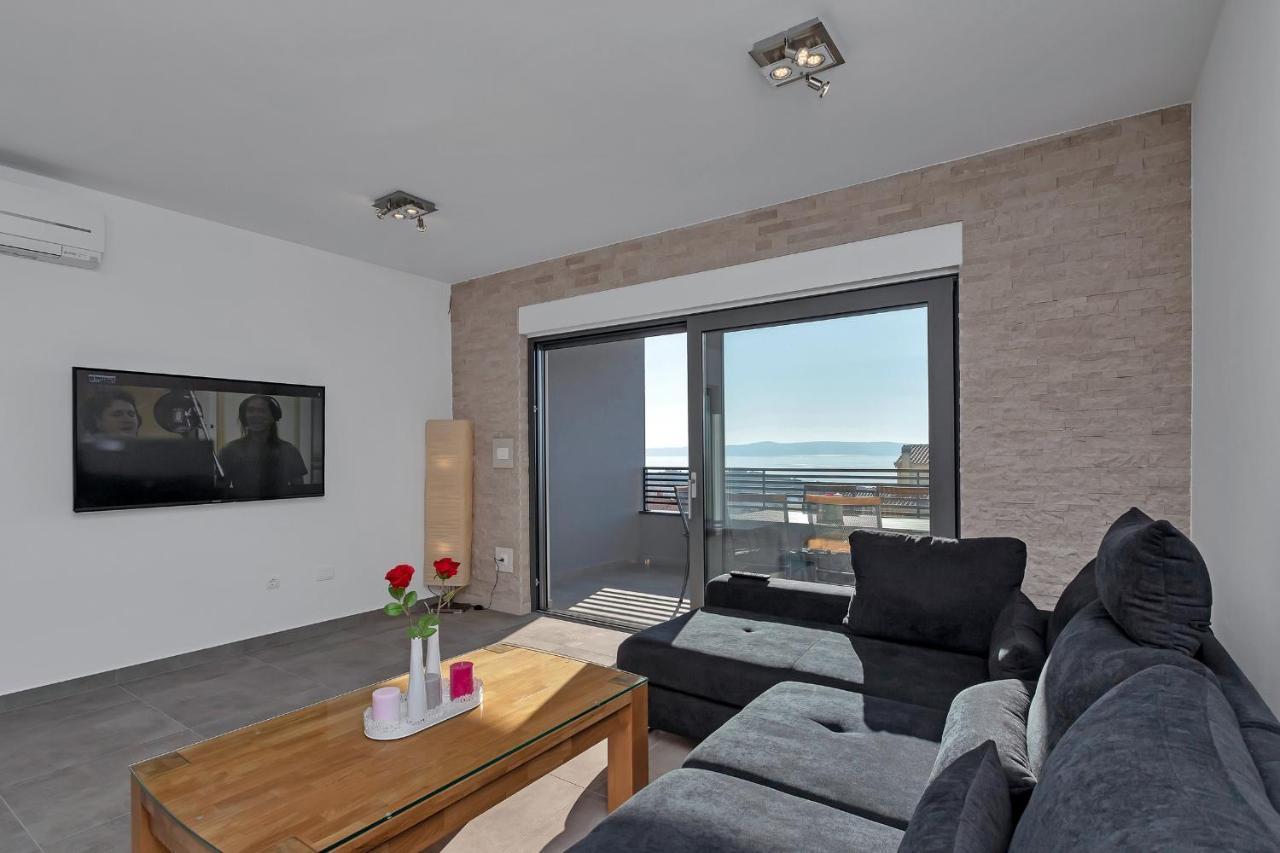 Luxury Apartment Sidro With Free Beach Parking Makarska Bagian luar foto